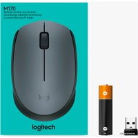 Мышь Logitech M170 Wireless (серый)