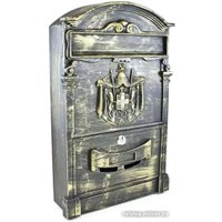 Почтовый ящик Аллюр №4010В (старая бронза)
