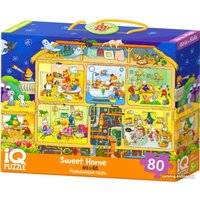 Пазл Айрис-Пресс IQ с развивающей игрой. Милый домик