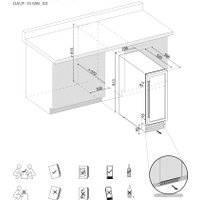 Винный шкаф Dunavox DAUF-17.58DB