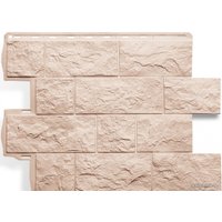 Панель фасадная Альта-Профиль Туф Эко 796х591 мм 00000008371 (кремовый)