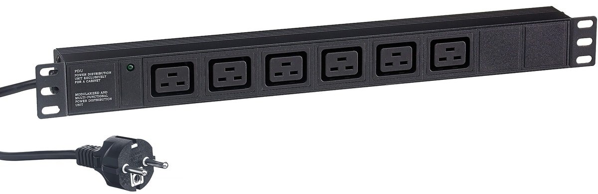 

Блок розеток ExeGate ServerPro PDU-19H013 Al-6C19-EU3CU