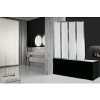 Стеклянная шторка для ванны Cerutti Spa Bouna 130x140