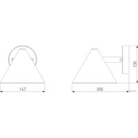 Уличный настенный светильник Elektrostandard Artic 35169/D