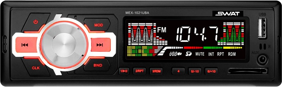 

USB-магнитола Swat MEX-1021UBA