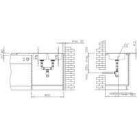 Кухонная мойка TEKA Universo 2C 1E MTX [10120048]