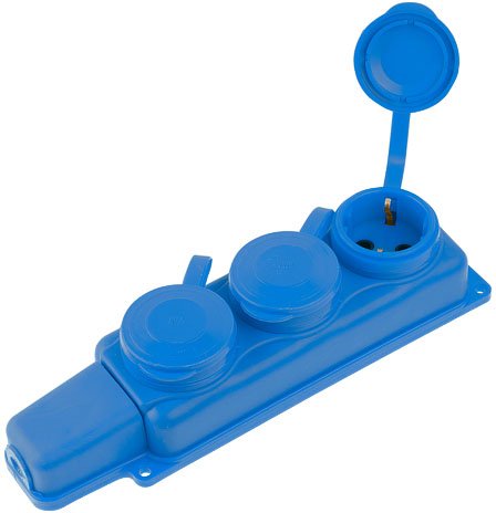 

Розетка промышленная Юпитер JP7601-09 (синий)