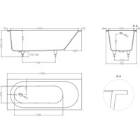 Ванна LoveForm LOFO 170x75 Solid Surface (белый матовый)