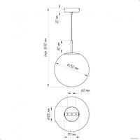 Подвесная люстра Элетех ML404681 Sfero 1005404681