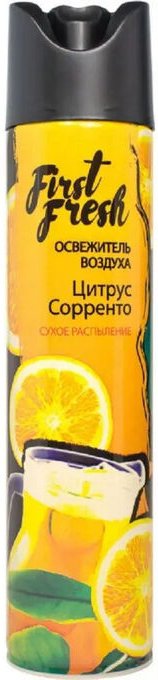 

Освежитель воздуха First Fresh Цитрус Сорренто (300 мл)