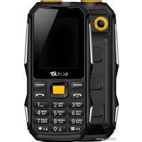 Кнопочный телефон Olmio X04 (черный/оранжевый)