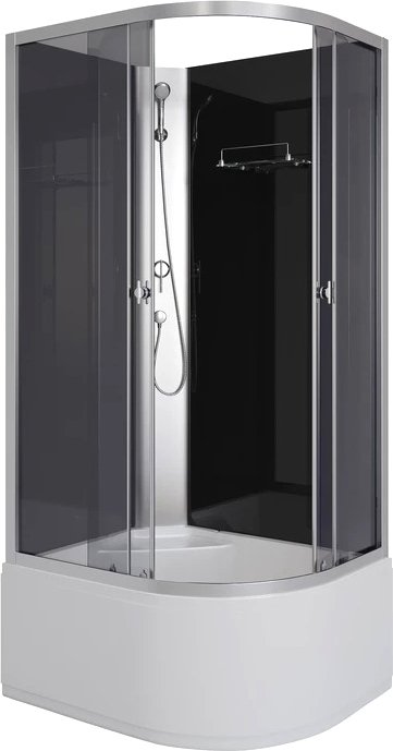 

Душевая кабина Niagara Eco E90/80/40L/TN/BK 90x80x195