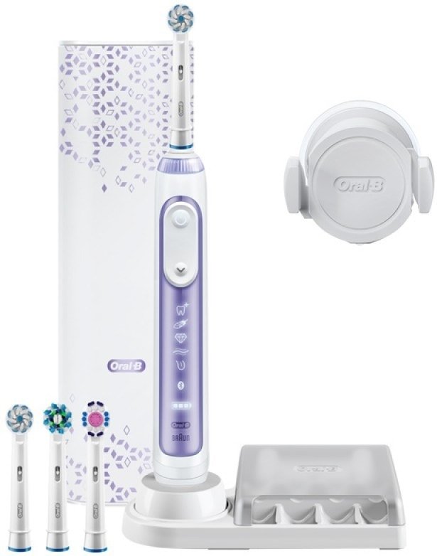 

Электрическая зубная щетка Oral-B Star Wars Genius 10000N D701.545.6XC (орхидея)