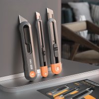 Нож строительный Deli HT4003C 3шт