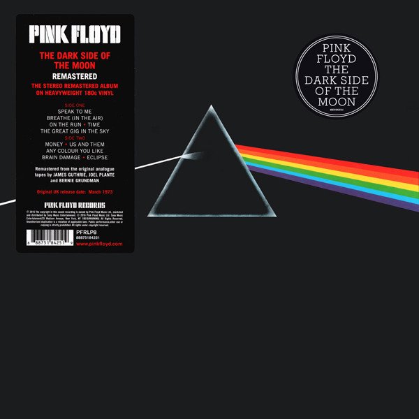 

Виниловая пластинка Pink Floyd - The Dark Side Of The Moon