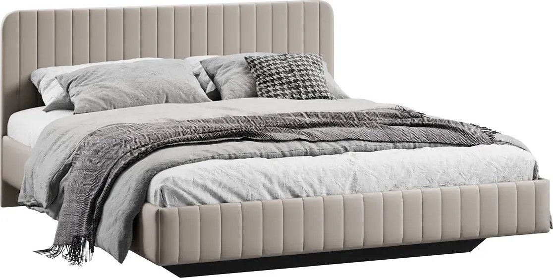 

Кровать Трия Шелли 140x200 Тип 1 (велюр Confetti Smoke)