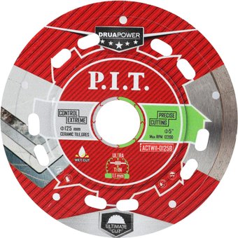 Отрезной диск алмазный  P.I.T. ACTW11-0125B