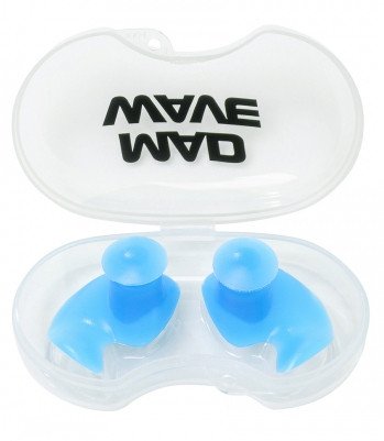 

Беруши для плавания Mad Wave Ergo (синий)