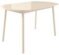 

Кухонный стол Мебель Импэкс Leset Мидел (металл кремовый/стекло кремовое)