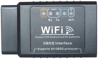 Автосканер USBTOP ELM327 Wi-Fi OBD2 v1.5 (черный)