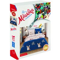 Евро комплект постельного белья Milanika Френдс Евро (бязь)