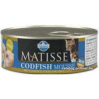 Консервированный корм для кошек Farmina Matisse Codfish Mousse (мусс из трески) 0.085 кг