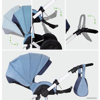 Универсальная коляска Siger Marco (2 в 1, бежевый/темно-коричневый)