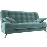 Диван Лига диванов Анна 102740 (велюр, бирюзовый)