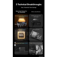 Портативное пусковое устройство Baseus Super Energy Pro Black+ Car Jump Starter 1600A