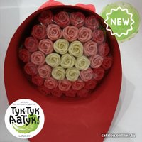  Тук-тук Латук Букет из 37 шоколадных роз