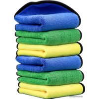 Тряпка-микрофибра USBTOP Набор двусторонних салфеток из микрофибры 30х40см 6шт в Гомеле