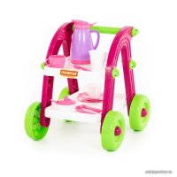Набор игрушечной посуды Полесье Сервировочный столик Stars Chef 44655 (в пакете)