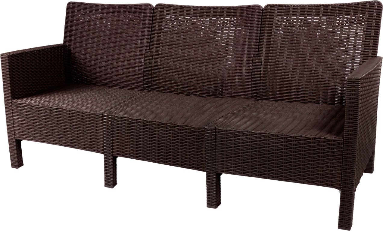 

Скамейка ВПМ Ротанг 3-х местный 6199036 (темно-коричневый)