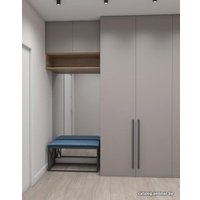 Банкетка Hype Mebel Куб (черный/синий)