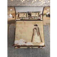 Набор текстиля для спальни Ambesonne Япония: Гейша среди цветов 160x220 bcsl_32120
