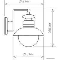 Уличный настенный светильник Elektrostandard Talli D GL 3002D (черный)