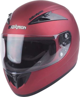 Мотошлем Studds Scorpion Solid (M, винный матовый)