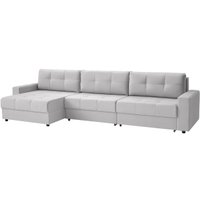 Угловой диван Mio Tesoro Манчестер 292 1.5ек-1.5ек-1.5пф (841 светло-серый)
