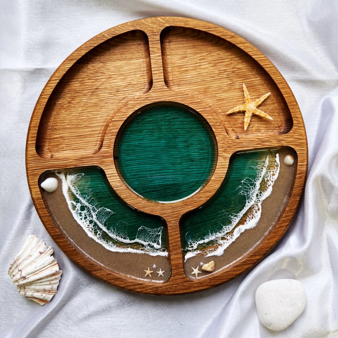

Менажница Wood_N_Sea Море со звездами