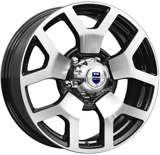 

Литые диски K&K Намиб 18x7" 5x139.7мм DIA 108.5мм ET 35мм Алмаз черный