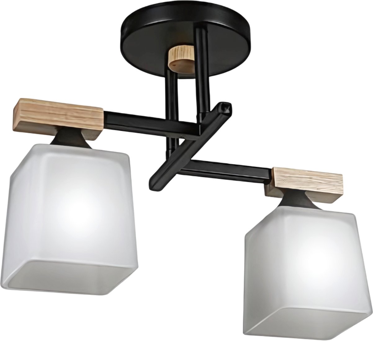 

Люстра средней высоты Aitin Pro НПБ 02-2x60-101 96189/2 (черный)