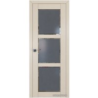 Межкомнатная дверь ProfilDoors 2.13U L 70x200 (магнолия сатинат, стекло square графит)