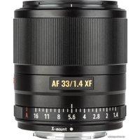 Объектив Viltrox AF 33mm f/1.4 XF для Fujifilm X