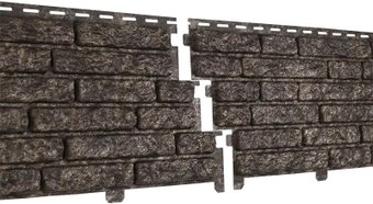 Панель фасадная Ю-Пласт Стоун Хаус Кварцит 0250.Н. НМ000006398 (коричневый)