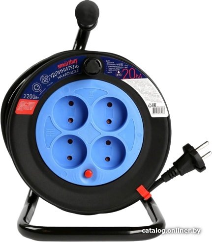 Удлинитель на катушке SmartBuy SBE-10-4-20-N