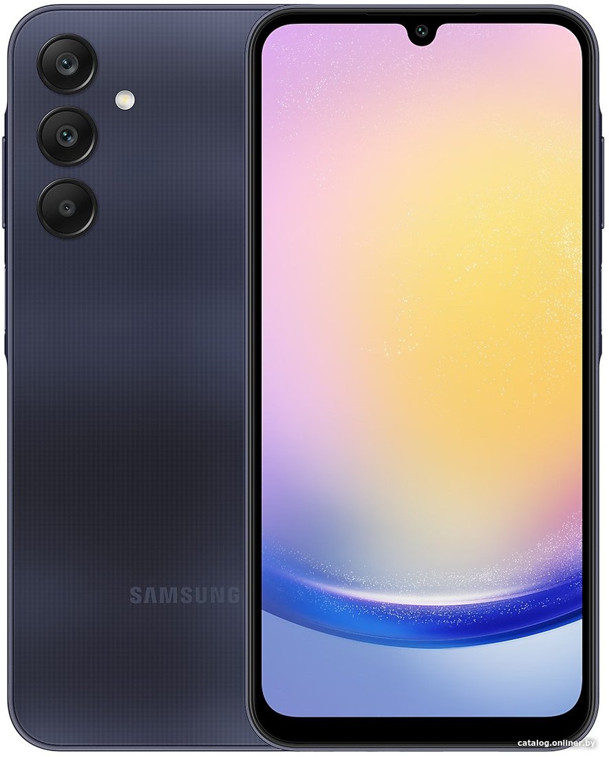 Телефон Samsung Galaxy A25 8GB/256GB (темно-синий, без Samsung Pay)