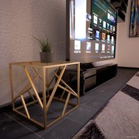 Журнальный столик RasGar Империал РСГР.001.000-0301 (золото/бронза)