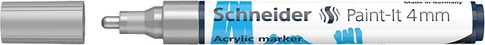 

Маркер художественный Schneider Paint-It 320 120254 (серебристый)