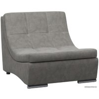 Элемент модульного дивана Woodcraft Монреаль ВК-00002374 (замша, серый)