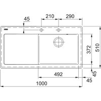Кухонная мойка Franke Mythos MTK 611-100 124.0379.849 (белый)